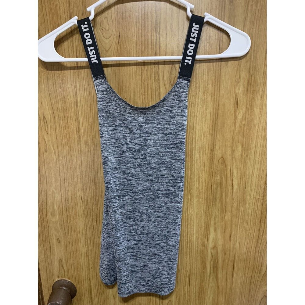 Nike Big Girls Dry Dri-FIT Grey Training Tank Top AH3955-010 Size Large